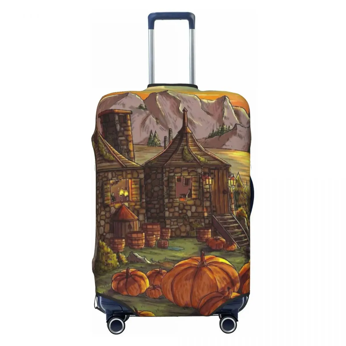 Pumpkin Hut Suitcase Cover Luggage Supplies Protector Harrys Magic Flight Travel Fun