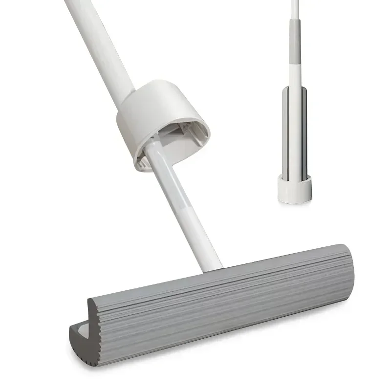 

Self-Wringing Floor Mop180 Degree Squeeze Mop with Triangle Design PVA Mop Head for Kitchen Bedroom Household Cleaning Tools