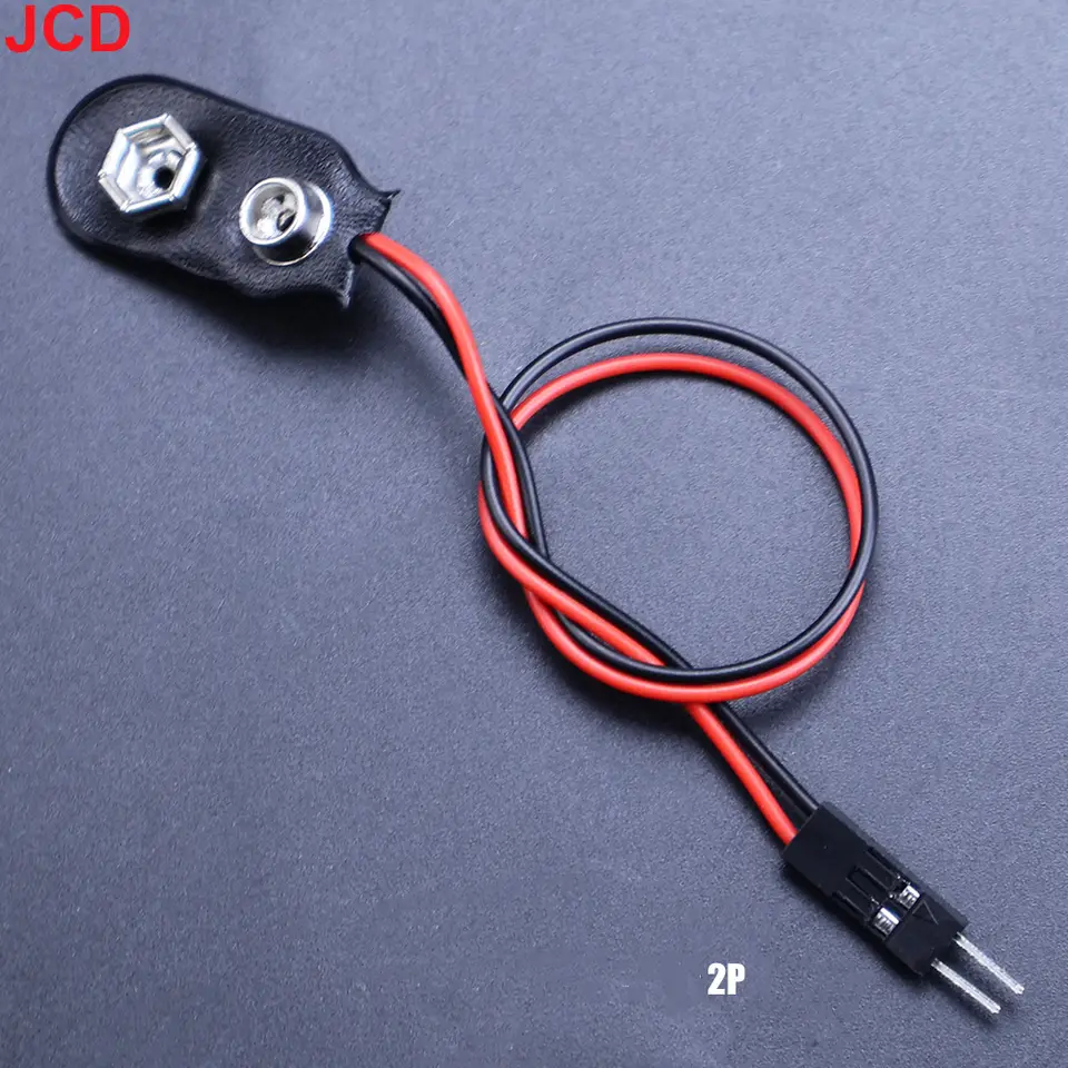5pc 9V Battery Connector Power Clips DC Jack Male Female Alligator Snap Adapter Wire Holder Cable 9 Volt Lead Socket Plug Barrel image 16