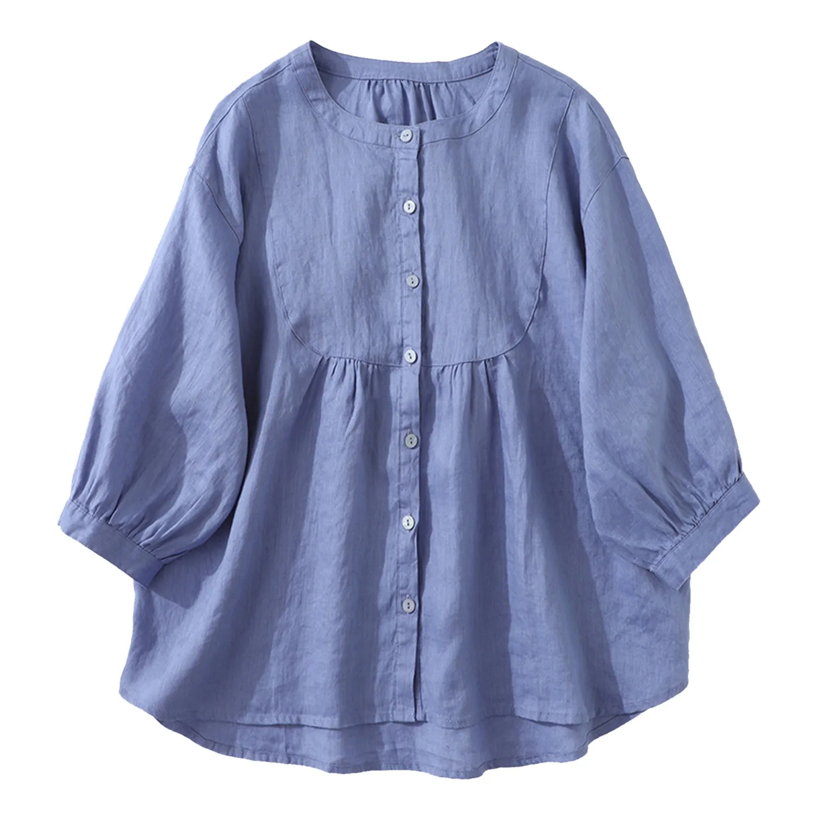 

Художественная свободная облегающая кукольная рубашка, Женский Топ, туники с лацканами, блузка, женская блузка