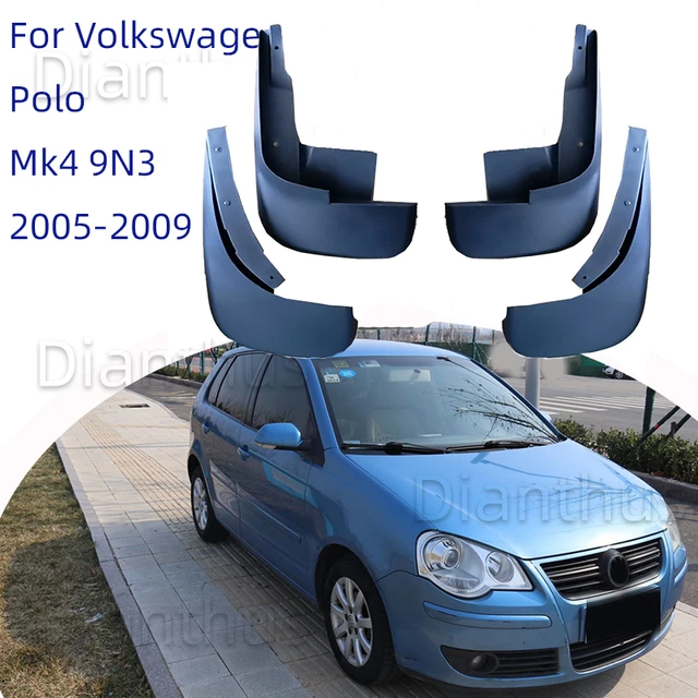 Garde-Boue Avant et Arrière de Voiture, Accessoires pour Volkswagen VW Polo  Mk4 9N3 2004-2010 2005 2006 2007 2008 2009