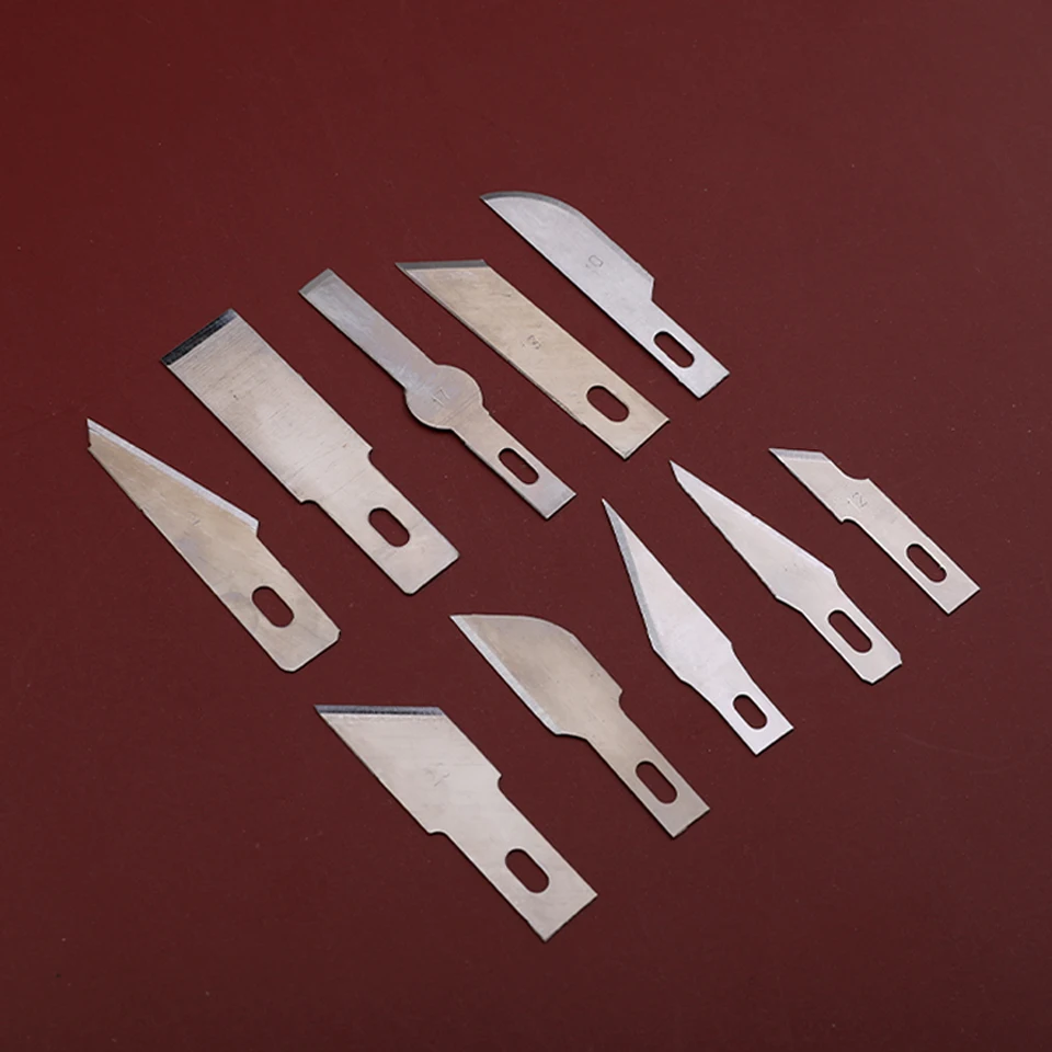 13Pcs Cutting Blade Precision Engraving Cutter Non-Slip Hand Tool DIY Art Hobby Repair Set Carving Knife Craft