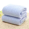 Premium Quality 6-Layer comfortable Cotton Muslin Baby Solid color Swaddle Blanket Hypoallergenic Soft and Breathable Blanket 5