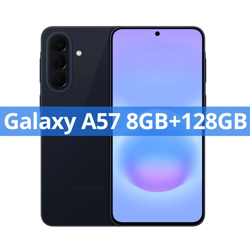 هاتف Samsung Galaxy A57 5G بشاشة Super AMOLED وكاميرا 50 ميجابكسل