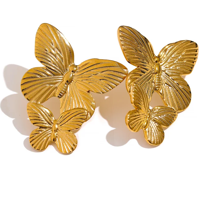Pendientes De Oro Amarillo De 9 Quilates De 2 A 5 Mm, Con