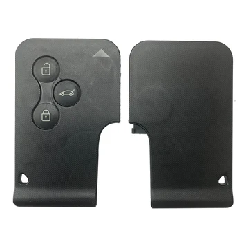 Okey Remote Car Key Shell Cover Case per Renault Clio Logan Megane 2 3 Koleos Scenic Car Key Cover con piccola chiave 3 pulsanti - Okey Remote Car Key Shell Cover Case per Renault Clio Logan Megane 2 3 Koleos