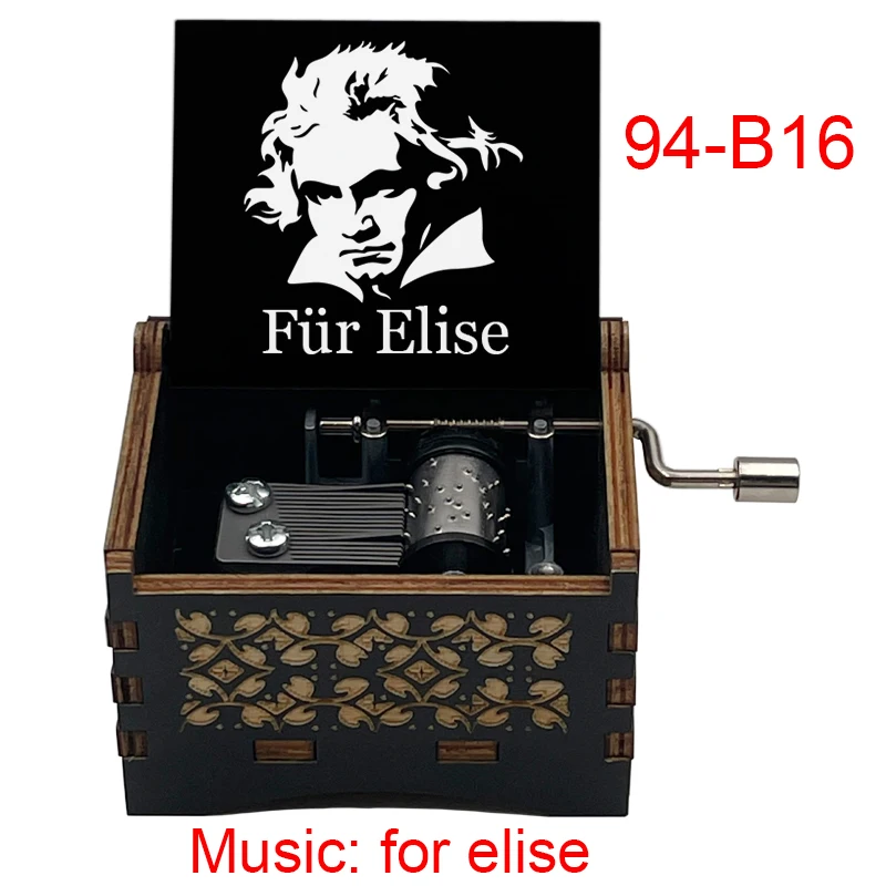 Home Office Decoration For Elise Music Box Wooden Girlfriend Birthday Valentine's Day kids girls Lovely Christmas Presents