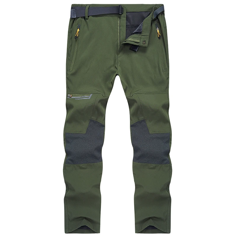 Men's Lightweight Stretch Pants Breathable Casual Cargo Pants Wear-proof Flexible Hiking