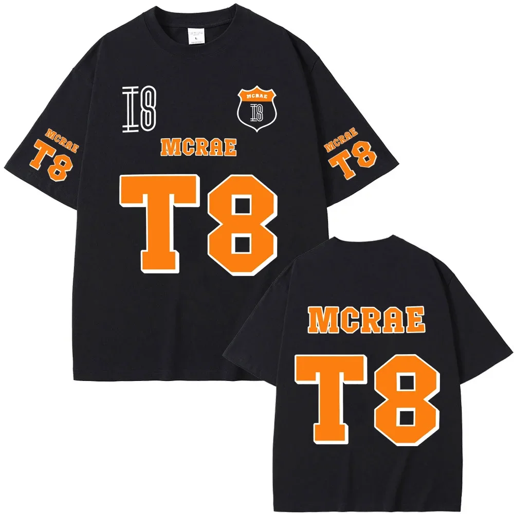 2025 Singer Tate Mcrae T8 Music T Shirts Men Women Vintage T-shirt Summer Cotton Oversized Short Sleeve Tee Tops for Fans Gift 2