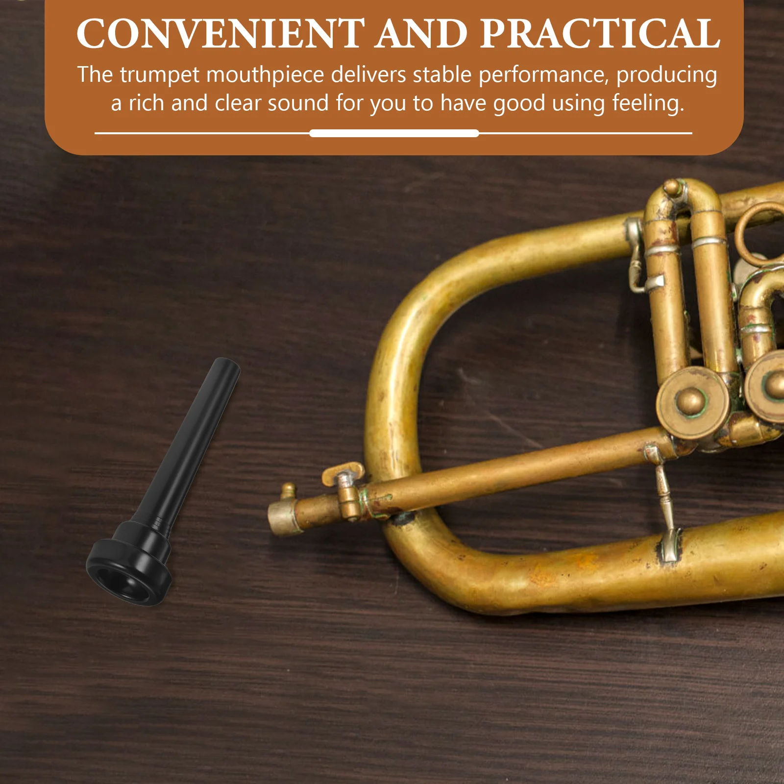 Plastic Trumpet Mouthpiece For With Stable Performance Clear Sound Musical Instruments Horns Accessories Replacement Parts