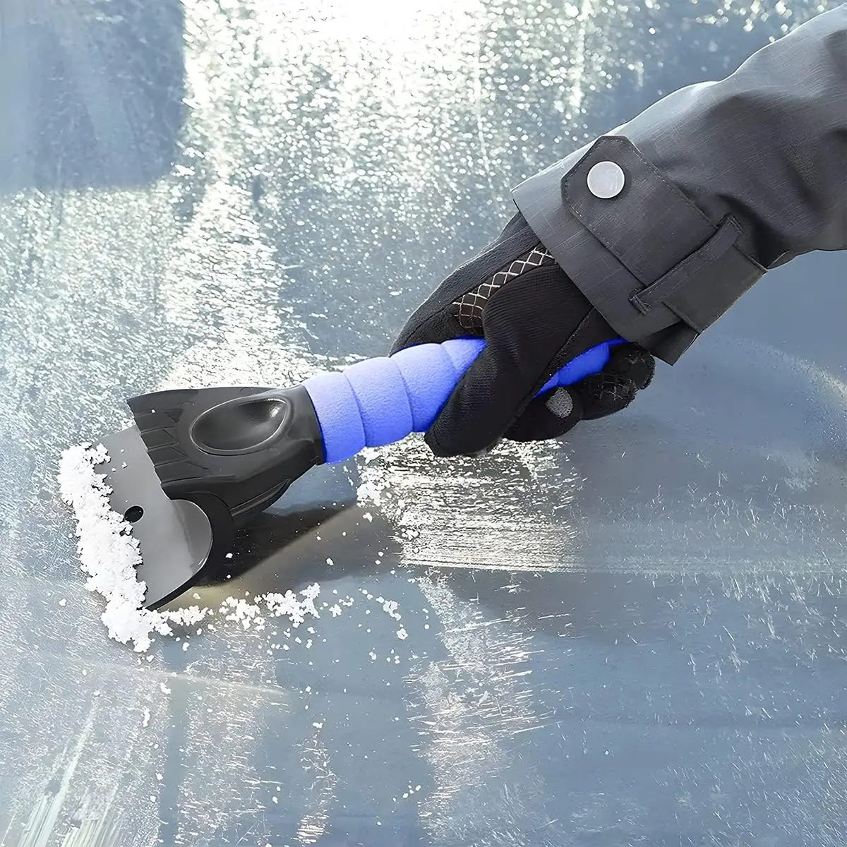 Car Ice Scraper Windshield Ice Breaker Quick Clean Glass Brush Snow Remover Tool Auto Window Winter Snow Brush Shovel