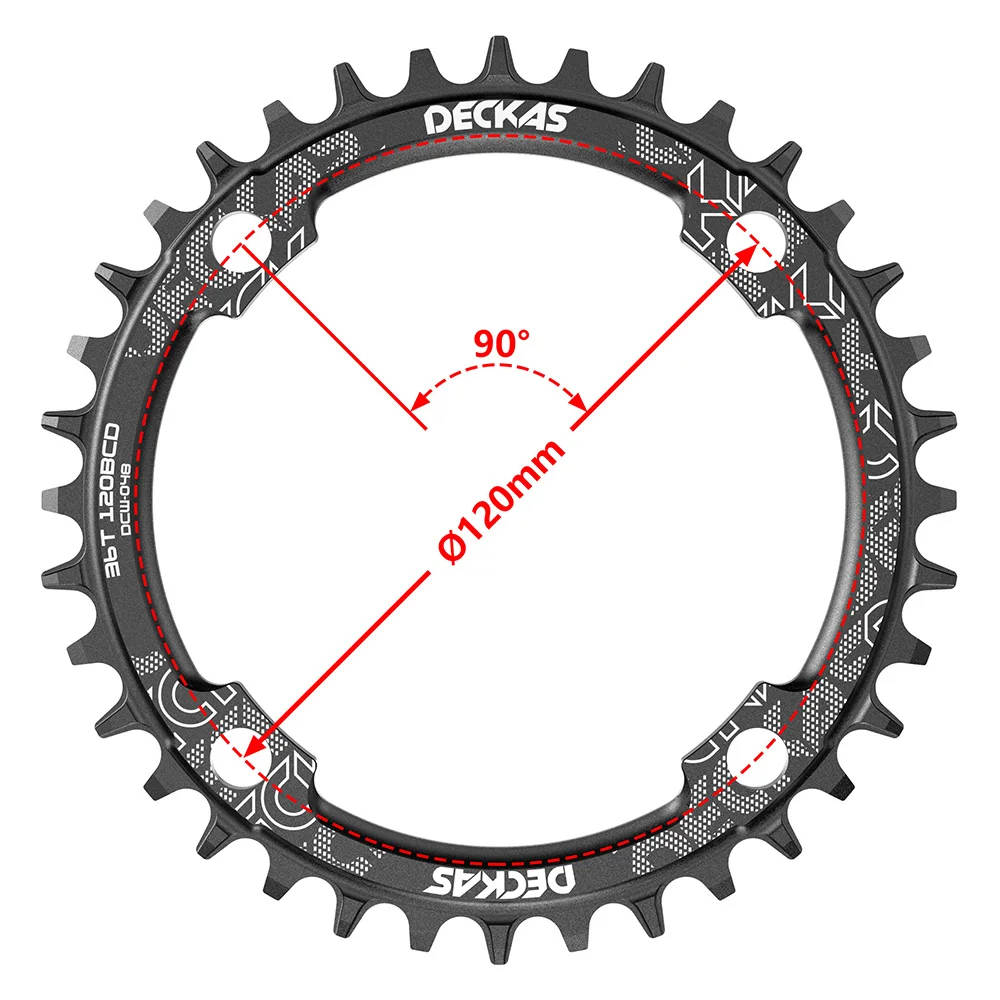 自転車チェーン用ラウンドチェーンリング,直径120mm, 36t,38t