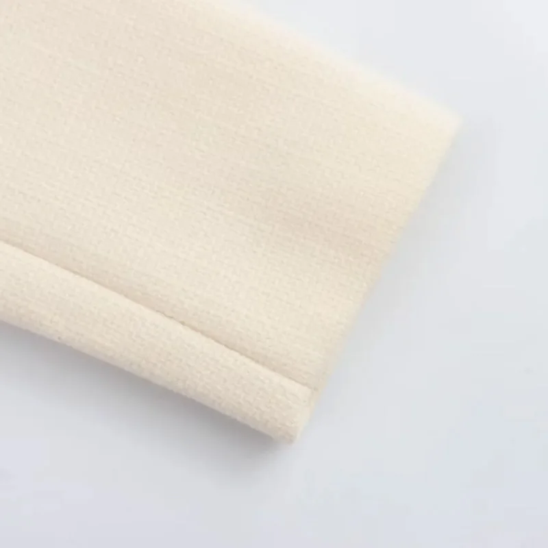 HXAO Solide Frauen Kurzen Mantel Lange Ärmel Taste Dame Mantel 2024 Frühling Herbst Neue Mode Lässig Elegante Büro Frauen Kleidung – Detail 6