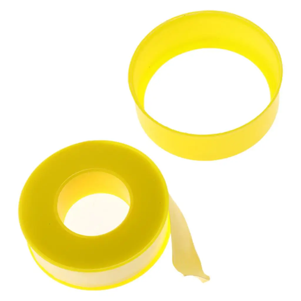 PTFE Gas Line Pipe Thread Tape Yellow Thread Flexible Sealing Tape for HVAC and Food Line Maintenance PTFE Gas Line Pipe Thread Tape Yellow Thread Flexible Sealing Tape for HVAC and Food Line Maintenance