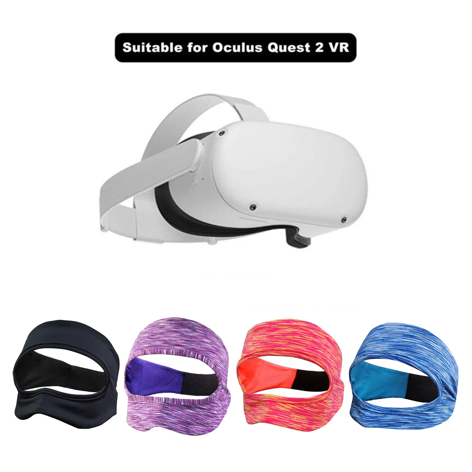 Vr Eye Mask Cover Breathable Sweat Band Adjustable Sizes Padding With Virtual Reality Headsets For 1 - Vr/ar Glasses Accessories - AliExpress