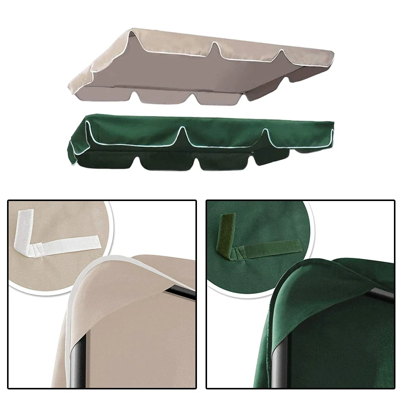 Schaukelabdeckung Wasserdicht – 210D Oxford-Stoff, 142x120x18 Cm, Schutz Vor Sonne & Regen Für Gartenschaukeln