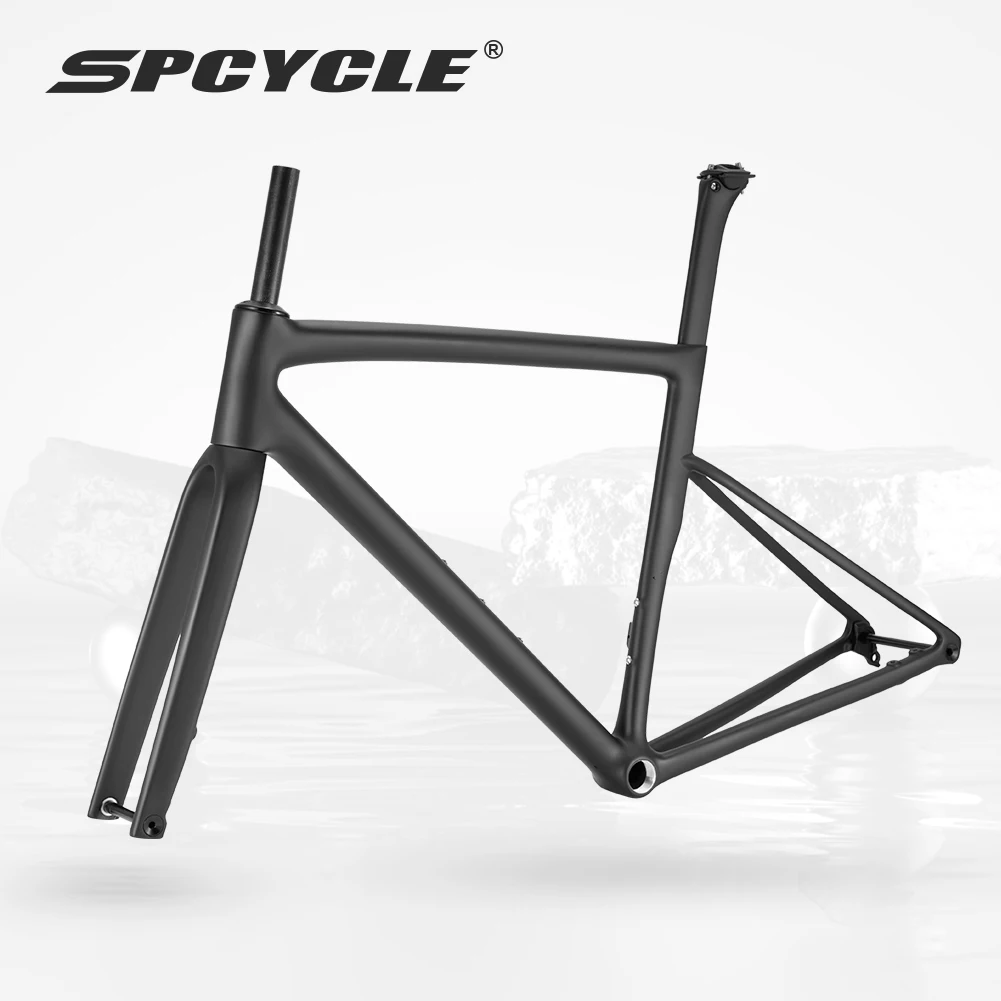 Spcycle R088 Carbon Road Bike Frame Disc Brake Full Hidden Cable UDH Hanger Lightweight Road Bicycle Frameset
