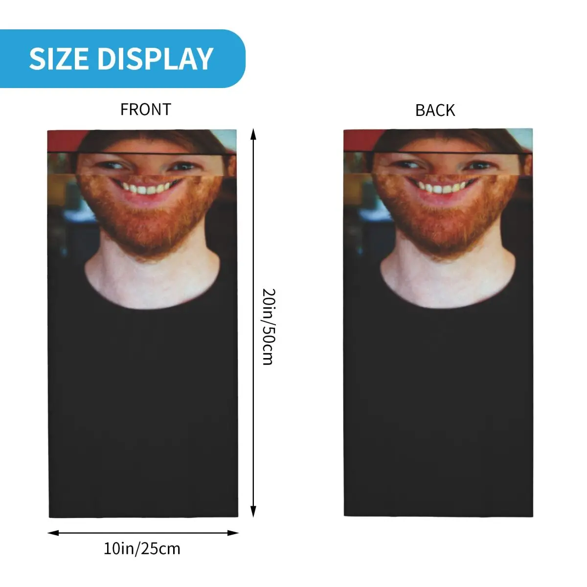Aphex Twin Bandana Neck Gaiter for Ski Camping Women Men Wrap Scarf Balaclava Warmer Face Scarf Cover