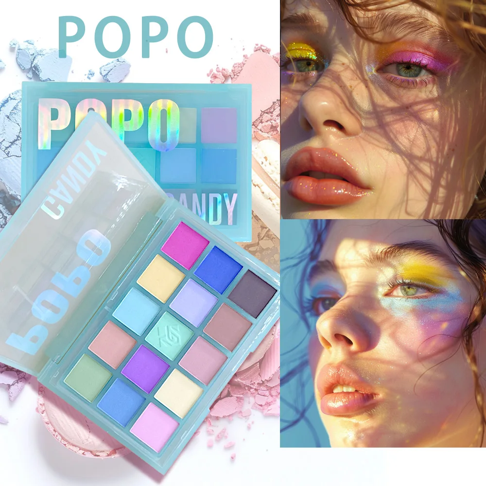 Eyeshadow Makeup Palette 15 Shades Shimmer Matte Metallic High Pigmented Neutral Bold Waterproof Eyes Shadow Make Up Set