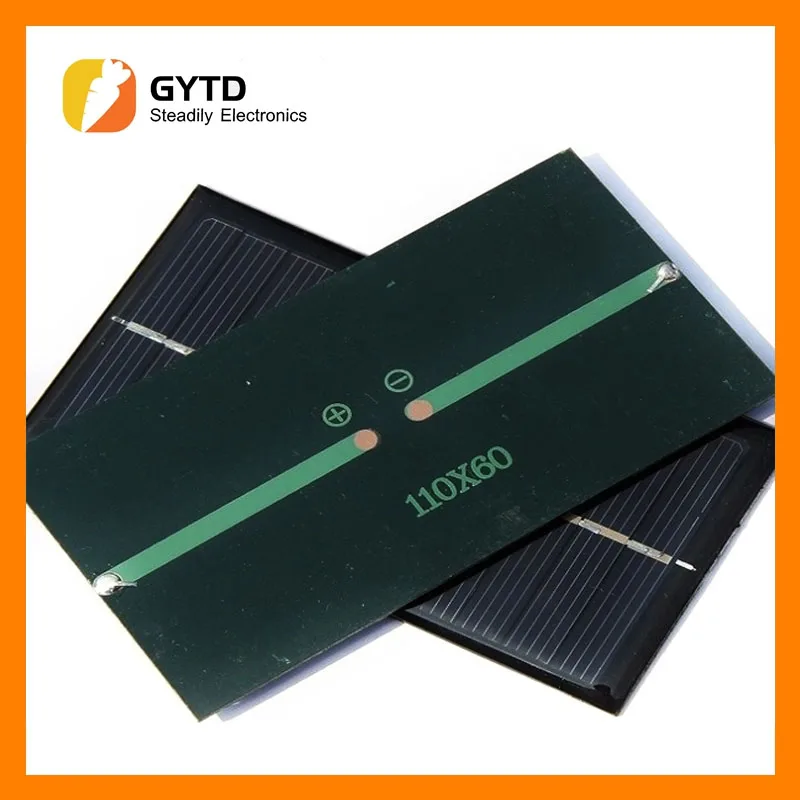 Smart Electronics Pannello Solare 1W 5V Elettronico Fai Da Te Piccolo Pannello Solare Per Caricabatterie Per Telefono Cellulare Giocattolo Leggero Per
