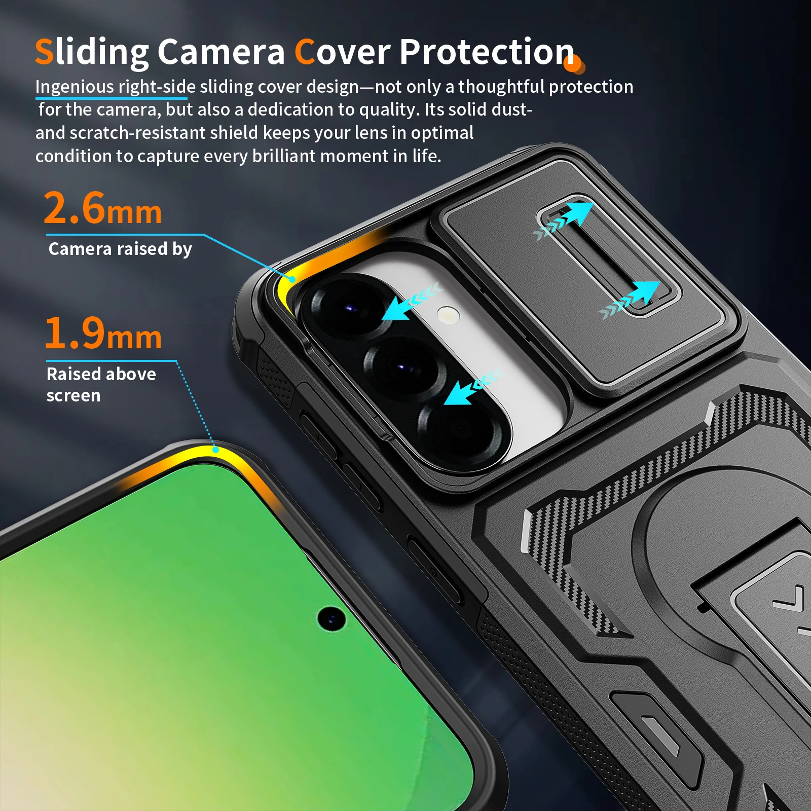 Enhanced Shockproof Fashion Case with Ultra Protection - Stylish and Durable Cover