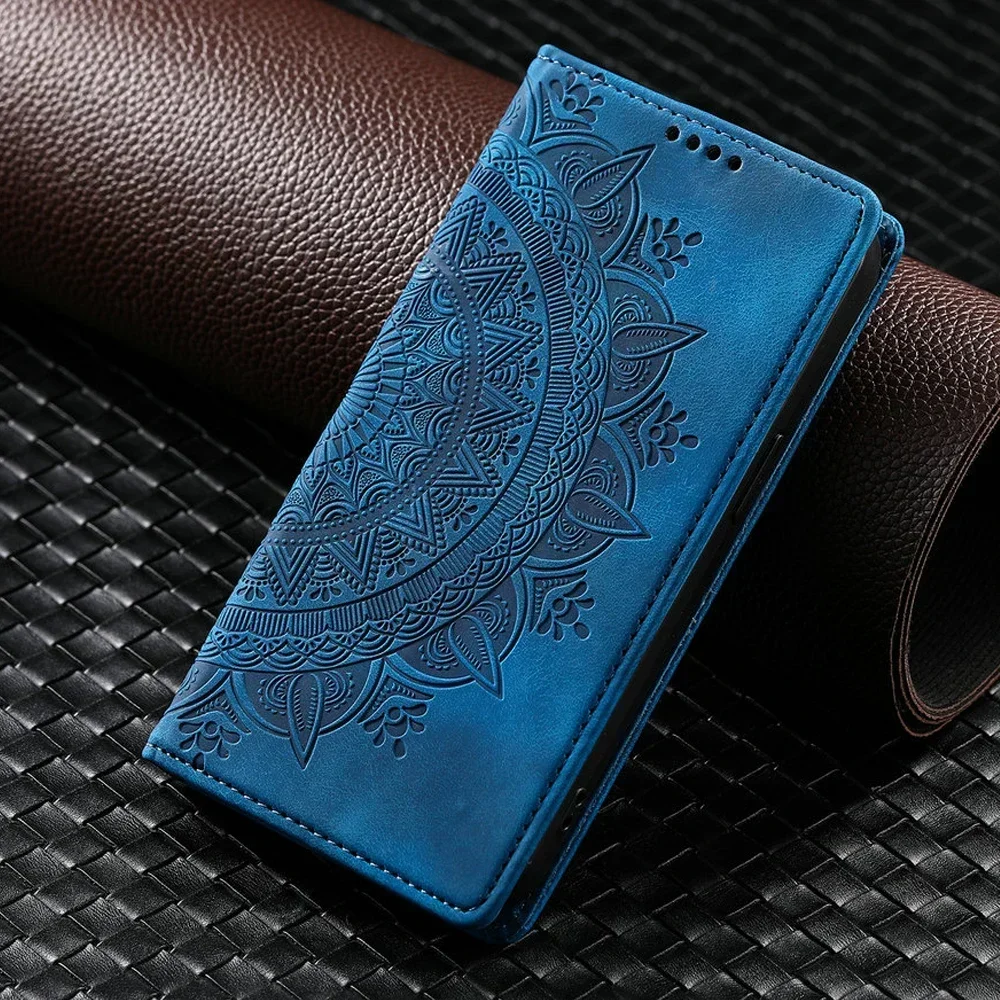Luxury Magnetic Leather Flip Cover Case