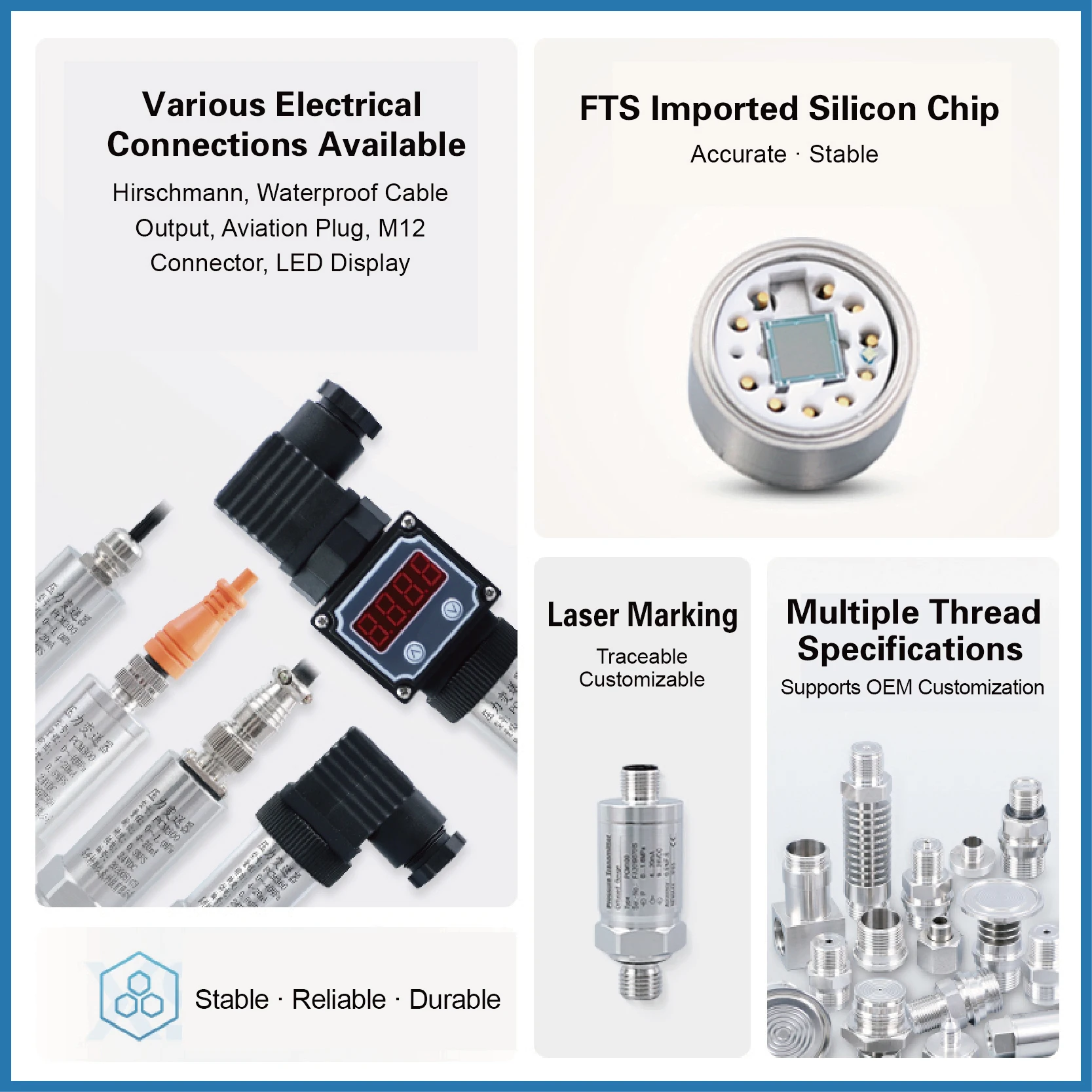 Pressure Sensor Transmitter 4-20mA 24VDC Hydraulic Industrial Oil Stainless Steel sensor module,pressure sensor module