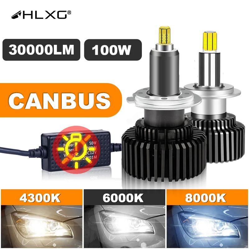 H7 Led Canbus 360 H4 H1 20000lm Hb3 Hb4 9012 Hir2 Led H11 H8 9006 9005