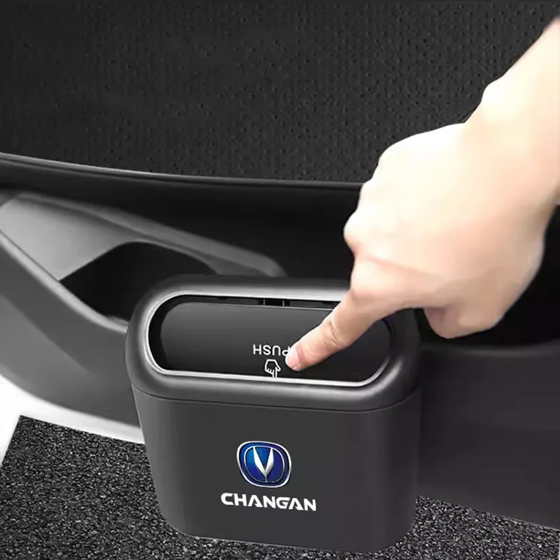 Automotive Garbage Storage Box Trash Can With Lid For CHANGAN CS55PLUS CS75PLUS CS95PLUS Uni-k Uni-t Uni-v Car Accessories