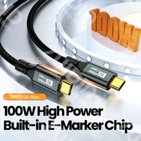 PD100W USB 3.2 20Gbps ThunderBolt 3 Type C to Type C Cable 8K@60Hz USB-C Cable Cord For iPhone 15 Pro Max MacBook Samsung 2/3m - Image 3