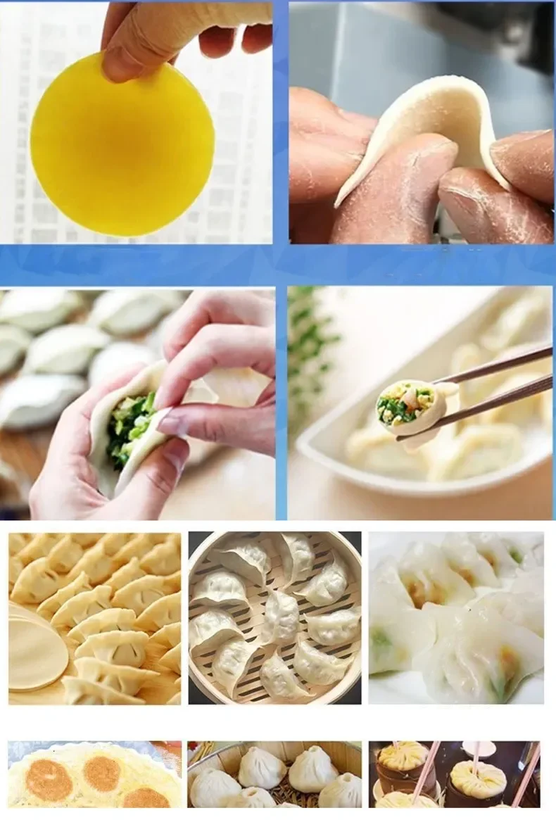 Description Picture 4 of item2024 Dumpling Machine 110V/ 220V  Noodle Machine Automatic Wonton Wrapping Machine Commercial Electric Pasta Pasta Maker Machine