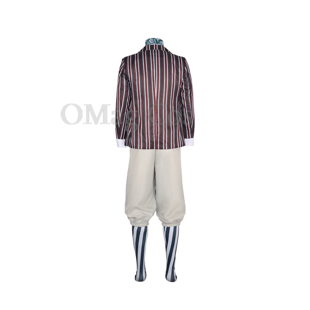Oompa Loompa Costume Bambini Adulto Uomo Donna Film Cosplay Roy Willy Cosplay Outfit Cappotto Completo Vestito Halloween Carnaval Party Costume