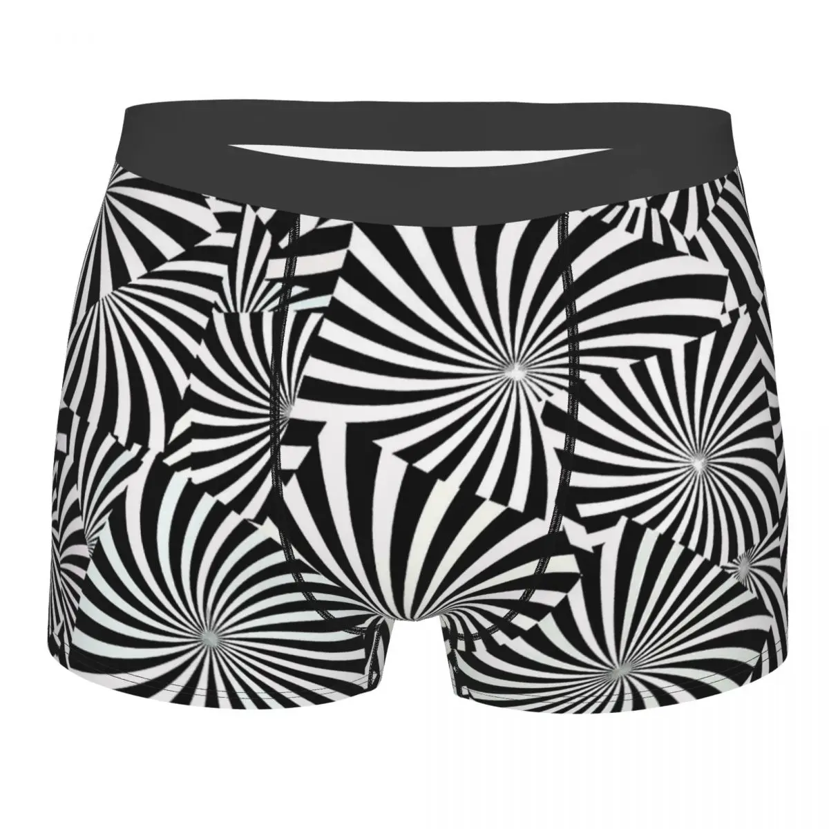 

3D Three Dimensional Curved Lined Pattern Underpants Homme Panties Male Underwear Ventilate Shorts Boxer Briefs