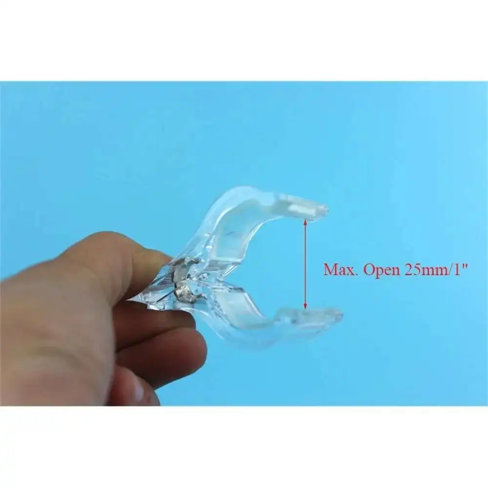 Supermarket Retails Clear Pop Plastic Sign Menu Paper Card Display Price Label Tag Promotion Clips Holders