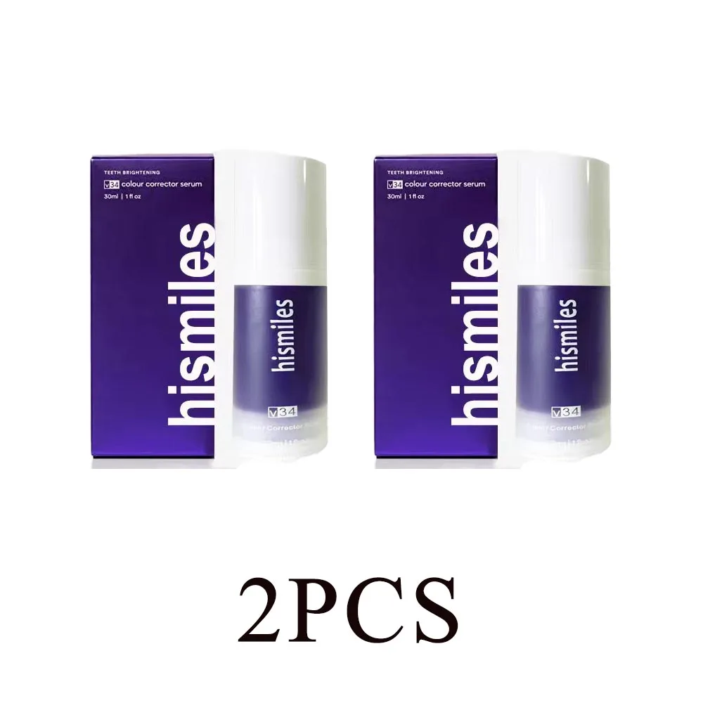 Tooth powder 30ml V34 SmileKit Purple Toothpaste Removes Tartar Clean Oral Hygiene Fresh Breath Whitening Teeth Care Products