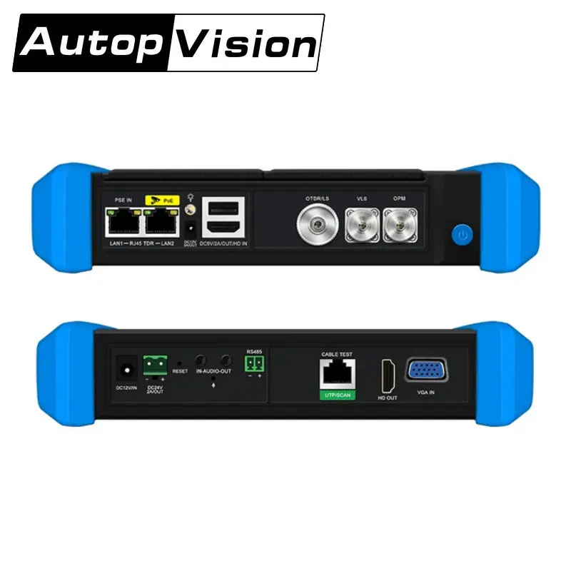 WANGLU ڵ OTDR, 8K H.265 CCTV ׽, IP OPM VFL  ̺ ׽ MT-6800 ,  5.4 ġ