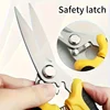 1PC Stainless Steel Electrician Scissors Multifunction Manually Shears Groove Cutting Wire And Thin steel Plate Hand Tools 4