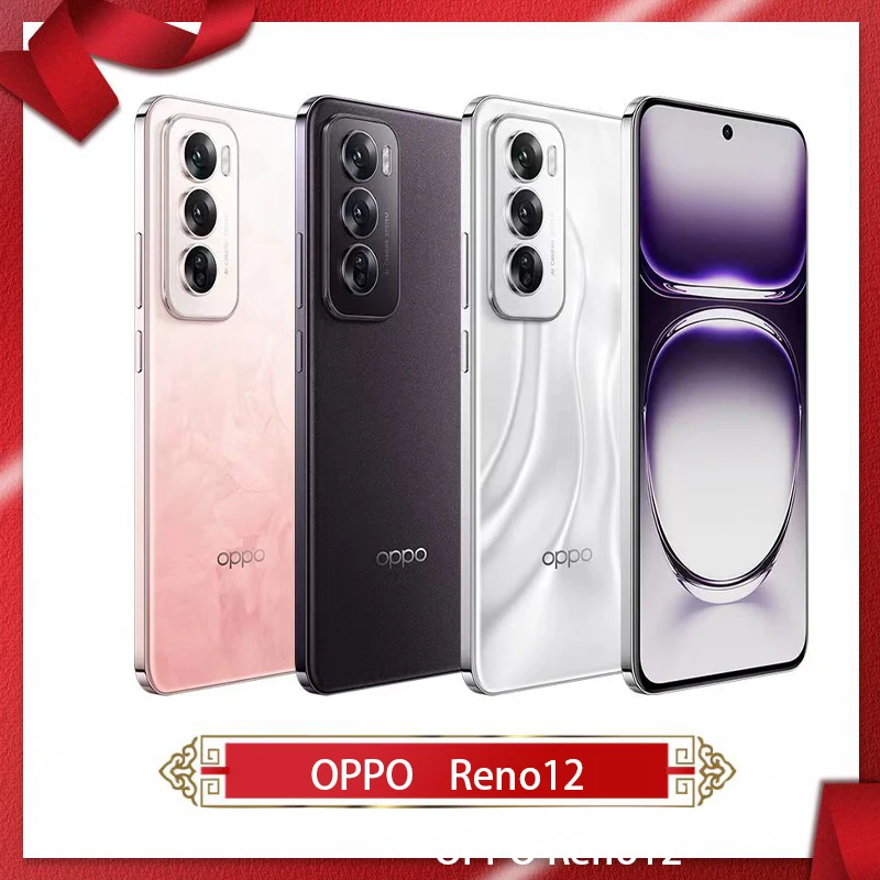新しいOPPO Reno12 Reno 12 AI 5G携帯電話 MTK Dimensity8250 6.7