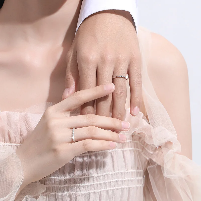 

Парное кольцо Zuyin 999 с уникальным дизайном для мужчин и женщин, кольцо из циркония с регулируемым отверстием