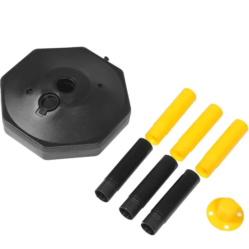 Traffic Isolation Bollard Plastic Traffic Cones Movable Fixed Column Facility Sign Road Pile Safety Warning Water-fillable