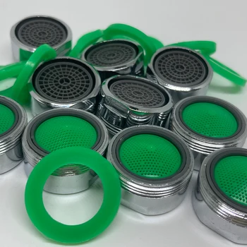 10 Pcs 24Mm อ่างล้างหน้าก๊อกน้ำ Aerator Splash-Proof Filter ตาข่ายน้ำ Saver อุปกรณ์เสริม Outlet ก๊อกน้ำห้องครัว 2