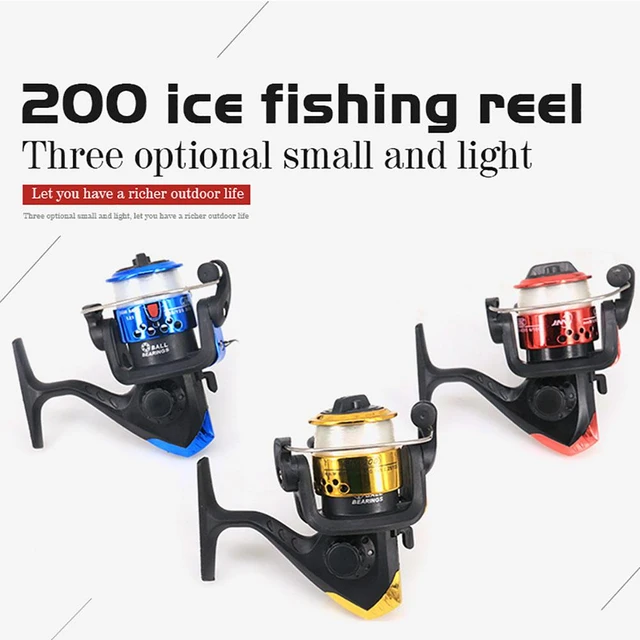 Folding Spinning Fishing Reel With 100m Fishing Line 5.1:1 Gear Ratio  Portable Ultralight Fishing Reel