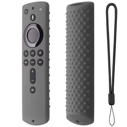 Silicone Protective Cover for Fire TV Stick Remote Control (Dark Grey)