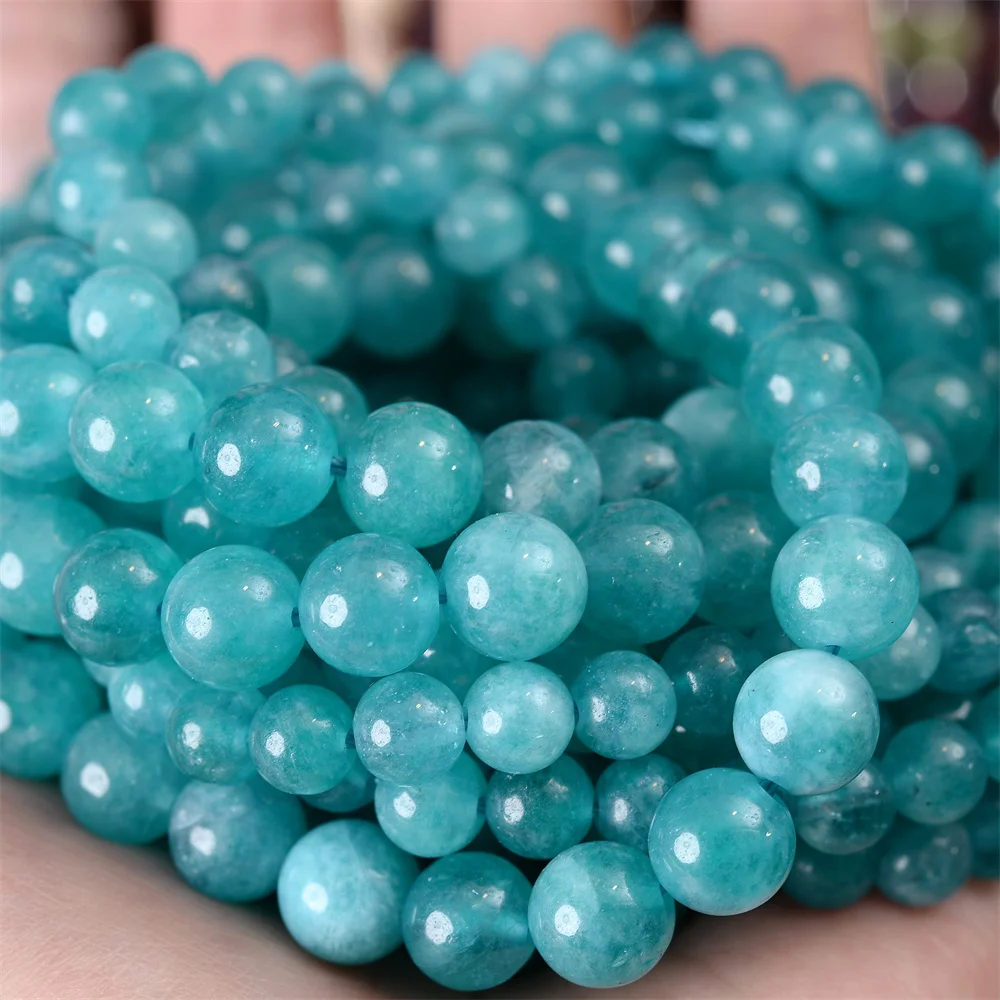 thumbnail image 1 of Cuentas de piedra natural, jaspe de lava, ojo de tigre, cuarzo, ágata, cuentas redondas sueltas para hacer joyas, accesorios de pulsera DIY, 4-12 mm, 1 of 5