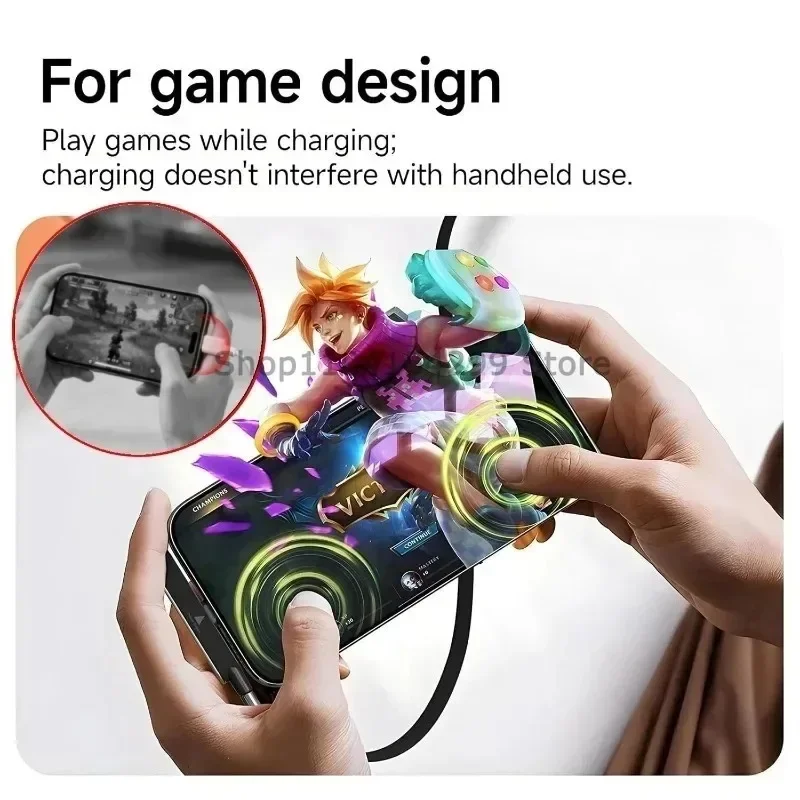 Portable Phone Stand with Built-In Fast Charging Cord