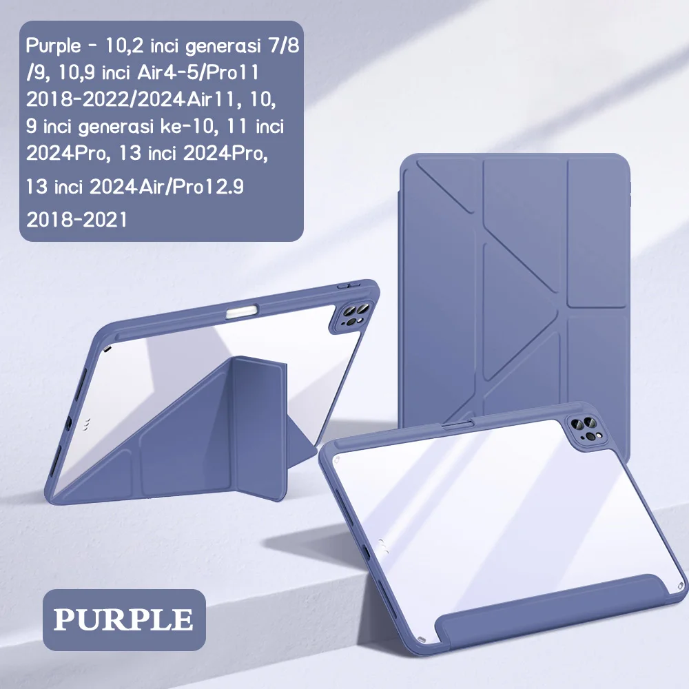 Acrylic Leather Tablet Case - Stylish Protective Cover