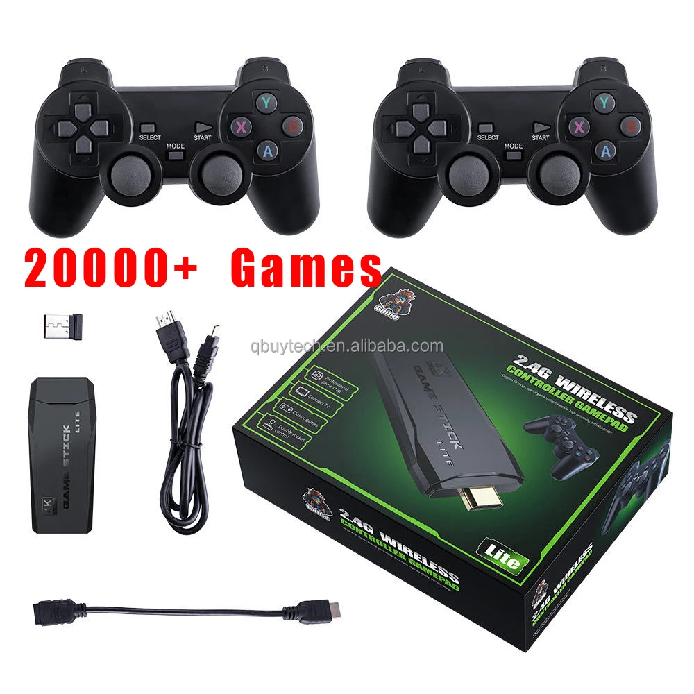 

M8 4k Game Stick 20000+ Games 32gb 64GB Retro Video Game Consoles 64 Bit Hd Mini Consola For Ps1 Classic Tv Gaming Console