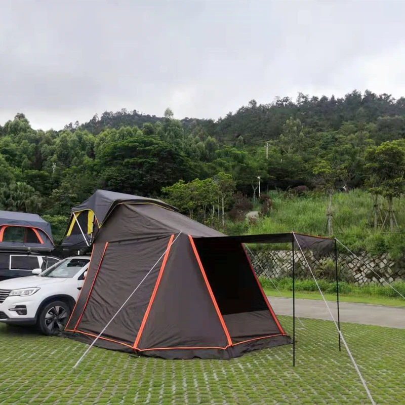 Suv Car Roof Annex Room Tent Outdoor Waterproof Camping Shower Tent Side Awning Tents Accessories