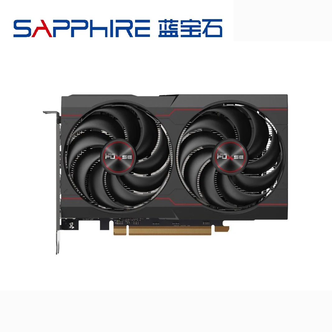 Schede Grafiche Sapphire Radeon Rx6600Xt 8G D6 Pulse Oc Usate Per Amd Rx6600 Xt 8Gb Rx 6600 Xt Scheda Video Pc 6000Mhz 7680X4320 Gpu