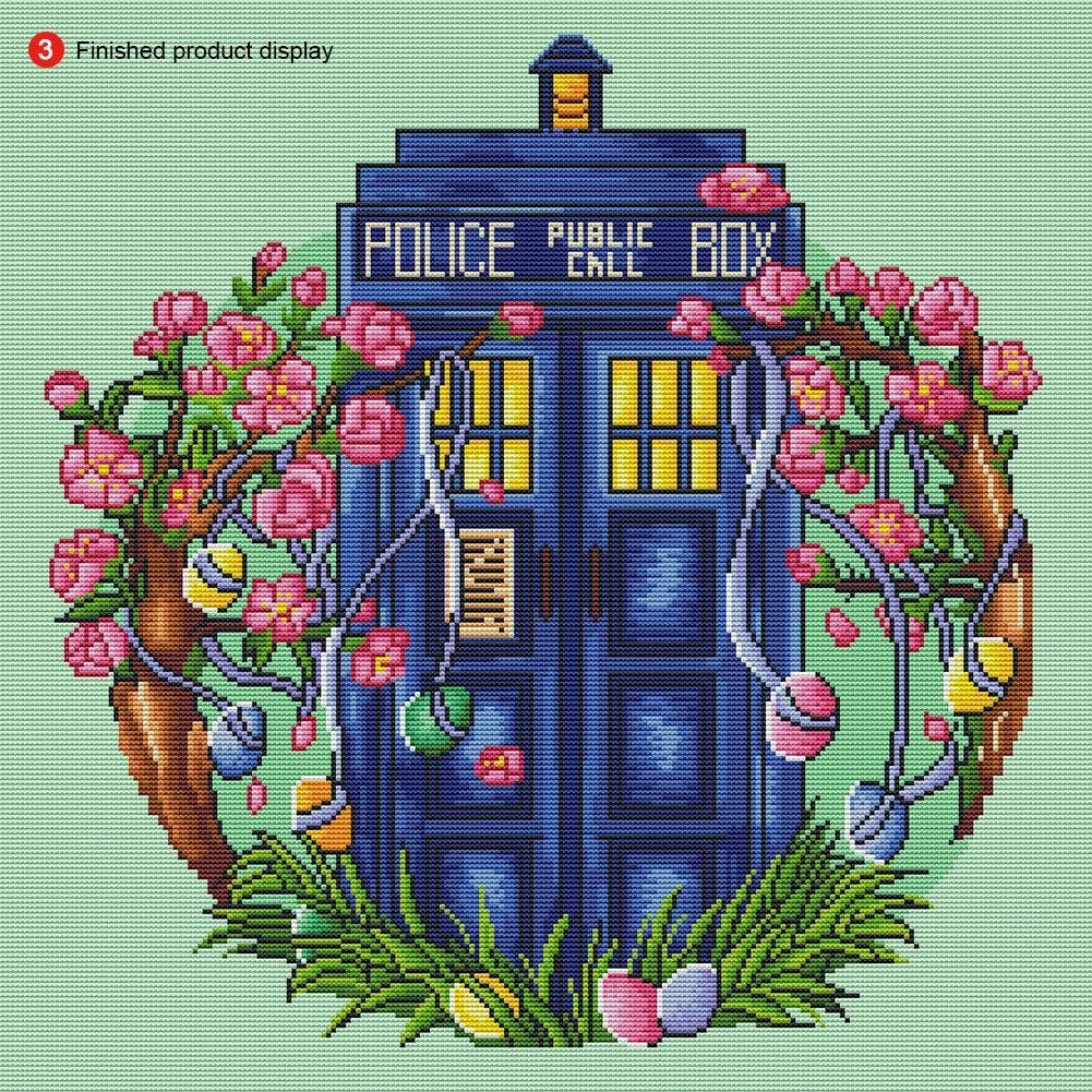 Full Cross Stitch Waterfall DIY 11CT Counted Embroidery Cotton Thread Wall Craft